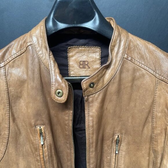 Banana Republic Leather Jacket Woman's Size XL - Picture 1 of 8